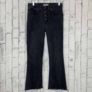 Madewell 10” Hi Rise Cropped Cutoff Capri